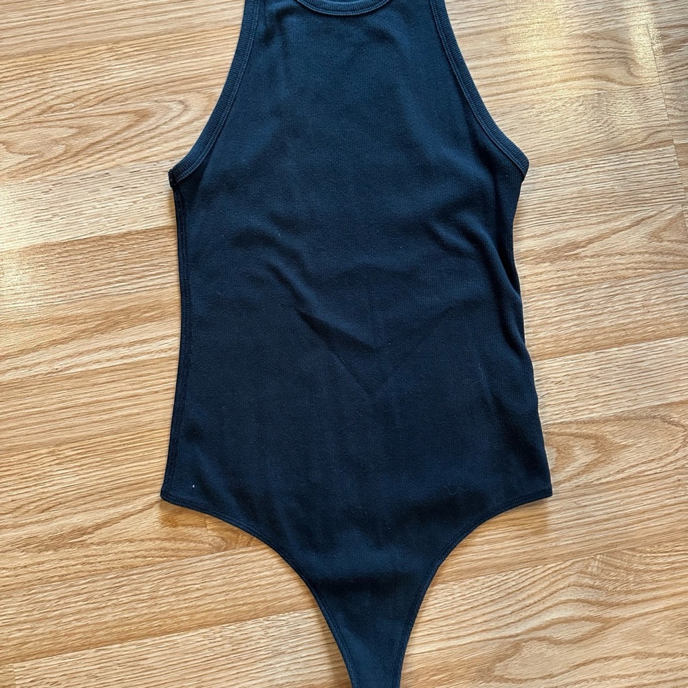 Abercrombie & Fitch Black Bodysuit Top